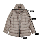 Haat ISSEY MIYAKE HA23FD576 サイズ2 ダウンジャケット グレージュ レディース ハートイッセイミヤケ【中古】5-1127A♪