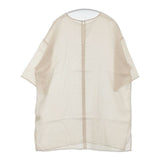 TODAYFUL Sheer Over Blouse シアーオーバーブラウス 12110428 半袖 キュプラコットン ブラウス シャツ ベージュ レディース トゥデイフル【中古】6-0409S∞