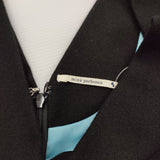 mina perhonen carnival ha3190 刺繍 エンブロイダリー ジャンパースカート ウール ワンピース ブラック レディース ミナペルホネン【中古】5-1115T♪