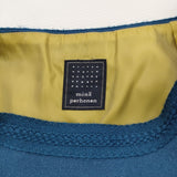 mina perhonen carnival 刺繍 ha5190 レース ウール スカート ブルー ホワイト レディース ミナペルホネン【中古】5-1115T♪