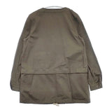nest Robe 01102-1013 2WAY ミリタリージャケット コットン ノーカラージャケット カーキ レディース ネストローブ【中古】6-0409M∞