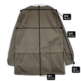 nest Robe 01102-1013 2WAY ミリタリージャケット コットン ノーカラージャケット カーキ レディース ネストローブ【中古】6-0409M∞