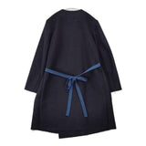 MM6/Maison Margiela ここのえ時代 イタリア製 羽織 ヘビーウェイト コート 2001AW ネイビー レディース エムエム6/メゾンマルジェラ【中古】5-1218T∞