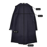 MM6/Maison Margiela ここのえ時代 イタリア製 羽織 ヘビーウェイト コート 2001AW ネイビー レディース エムエム6/メゾンマルジェラ【中古】5-1218T∞