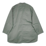 NO CONTROL AIR ピマコットン タイプライター Vネックシャツ NC012SF 製品洗い XS 長袖シャツ グリーン レディース ノーコントロールエアー【中古】6-0214M∞