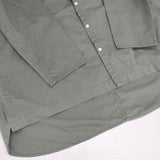 NO CONTROL AIR ピマコットン タイプライター Vネックシャツ NC012SF 製品洗い XS 長袖シャツ グリーン レディース ノーコントロールエアー【中古】6-0214M∞