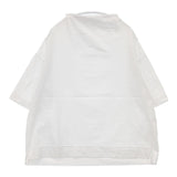 FIR MUM FR0903T6 微強撚コットン天竺オーバーサイズボトルネック 製品洗い 半袖Ｔシャツ カットソー ホワイト レディース フィルマム【中古】6-0409S∞