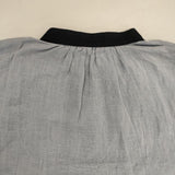 fog linen work リネン リトアニア製 ブラウス シャツ ライトブルー レディース フォグリネンワーク【中古】6-0409M∞