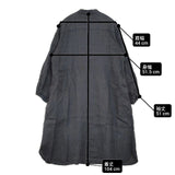 fog linen work リトアニア製 リネン タック プルオーバー ワンピース ブラック レディース フォグリネンワーク【中古】6-0409M∞
