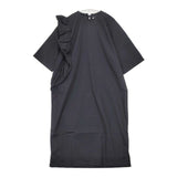 Worker's Nobility ワーカーズノビリティ Aspal dress フリル スペイン製 ワンピース ブラック レディース【中古】6-0415M∞