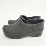 dansko 未使用 Professional Oiled サイズ37 厚底 シューズ・靴 ブラック レディース ダンスコ【中古】5-1210G◎