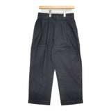 MARGARET HOWELL MATT COTTON SILK POPLIN 578-4143011 パンツ 24SS ブラック レディース マーガレットハウエル【中古】6-0214G∞