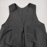 Atelier dantan 未使用 ウールリネンジャンプスーツ〈Dillon〉定価49500円 A232252PP777 オールインワン ツナギ Cグレー レディース アトリエダンタン【中古】5-1115T♪