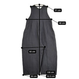 Atelier dantan 未使用 ウールリネンジャンプスーツ〈Dillon〉定価49500円 A232252PP777 オールインワン ツナギ Cグレー レディース アトリエダンタン【中古】5-1115T♪