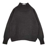 MHL. 595-3263505 DRY MERINO KNIT 定価31900円 ウール セーター ニット 23AW チャコールグレー レディース エムエイチエル【中古】5-1218T∞