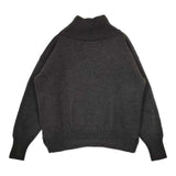 MHL. 595-3263505 DRY MERINO KNIT 定価31900円 ウール セーター ニット 23AW チャコールグレー レディース エムエイチエル【中古】5-1218T∞