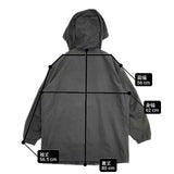 MARGARET HOWELL COTTON NYLON COMPACT NYLON 撥水加工 定価52800円 579-2125002 ジャケット 22SS チャコールグレー メンズ マーガレットハウエル【中古】6-0326M∞