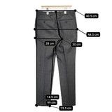 MARGARET HOWELL/FOX BROTHERS スーツ ウール 格子柄 サイズM テーラードジャケット パンツ セットアップ グレー メンズ マーガレットハウエル/フォックスブラザーズ【中古】6-0102T∞