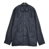 YLEVE COTTON TYPEWRITER CUBAN SH コットン キューバシャツ 定価47300円 サイズ4 長袖シャツ 24SS ネイビー メンズ イレーヴ【中古】5-1115M♪