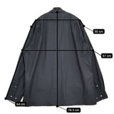 YLEVE COTTON TYPEWRITER CUBAN SH コットン キューバシャツ 定価47300円 サイズ4 長袖シャツ 24SS ネイビー メンズ イレーヴ【中古】5-1115M♪