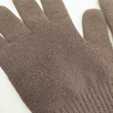 ARTS&SCIENCE カシミヤ グローブ 手袋 Gunte 手袋 ブラウン レディース アーツ&サイエンス【中古】5-1123T◎