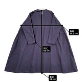 ARTS&SCIENCE Side Gather サイドギャザードレス 063-L50M-060 コットン ワンピース ネイビー レディース アーツ&サイエンス【中古】6-0226M∞