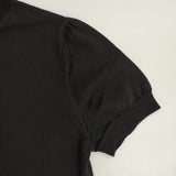 DRESSTERIOR 085-18007 半袖 ウール セーター ニット ブラック レディース ドレステリア【中古】5-1229T∞