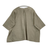 ARTS&SCIENCE wide blouse コットンワイドプルオーバーブラウス 0231-L6234-0144 23SS カーキ レディース アーツ&サイエンス【中古】6-0407S♪