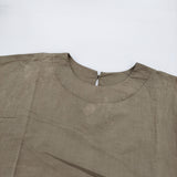 ARTS&SCIENCE wide blouse コットンワイドプルオーバーブラウス 0231-L6234-0144 23SS カーキ レディース アーツ&サイエンス【中古】6-0407S♪