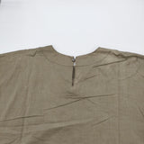 ARTS&SCIENCE wide blouse コットンワイドプルオーバーブラウス 0231-L6234-0144 23SS カーキ レディース アーツ&サイエンス【中古】6-0407S♪