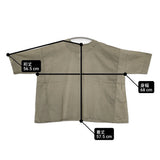 ARTS&SCIENCE wide blouse コットンワイドプルオーバーブラウス 0231-L6234-0144 23SS カーキ レディース アーツ&サイエンス【中古】6-0407S♪