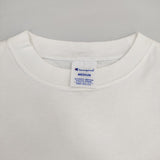 Champion ロゴ刺繍 短丈 コットン サイズM CWSK364 半袖Ｔシャツ カットソー ホワイト レディース チャンピオン【中古】6-0501S△