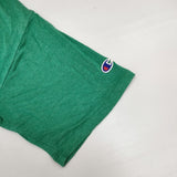 Champion CROPPED T-SHIRT ロゴプリント 短丈 レーヨン混 サイズM 半袖Ｔシャツ カットソー ホワイト ネイビー グリーン レディース チャンピオン【中古】6-0501S△