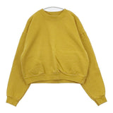 LOS ANGELES APPAREL 14オンス 裏起毛 MEET PIEDAD 14oz アメリカ製 トレーナー スウェット イエロー レディース ロサンゼルスアパレル【中古】5-1229T∞