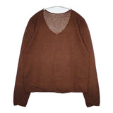 JURGEN LEHL J0193KB113 カシミヤ セーター ニット ブラウン レディース ヨーガンレール【中古】5-1229T∞