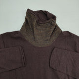 JURGEN LEHL J0103KB011 ウールカシミヤ ハイネック セーター ニット ブラウン レディース ヨーガンレール【中古】5-1229T∞