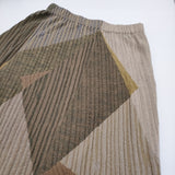 JURGEN LEHL リンクス編み ウールコットン J0193KS201 ロングスカート ベージュ カーキ レディース ヨーガンレール【中古】5-1115T♪