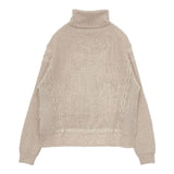 VIVIENNE TAM タートルネック セーター ニット ベージュ レディース ヴィヴィアンタム【中古】5-1229T∞