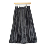 VIVIENNE TAM 10275022 プリーツ ロングスカート ブラック レディース ヴィヴィアンタム【中古】6-0214M∞