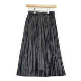 VIVIENNE TAM 10275022 プリーツ ロングスカート ブラック レディース ヴィヴィアンタム【中古】6-0214M∞