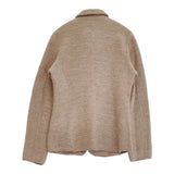 45R/45rpm 未使用品 ウールアルパカ縮絨ニットジャケット 定価49000円 ジャケット ベージュ レディース フォーティーファイブアールピーエム【中古】5-1115T♪