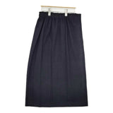 JURGEN LEHL J0184US601 日本製 ウール ロングスカート ネイビー レディース ヨーガンレール【中古】5-1229T∞