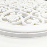 Laura Ashley 未使用品 壁掛けミラー 鏡 インテリアその他 ホワイト レディース ローラアシュレイ【中古】6-0209G◎