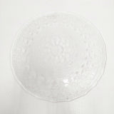 アラベスクプレート2枚セット ガラス食器 皿 クリア レディース【中古】6-0209G◎