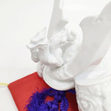 昭峰作 ショウホウサク 未使用品 昭峰作 出世兜 青磁 大 2個セット オブジェ ホワイト レディース【中古】6-0209G◎