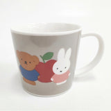 miffy 未使用品 miffy and boris マグカップ/プレートセット 食器 ホワイト グレー レディース ミッフィー【中古】6-0204G◎