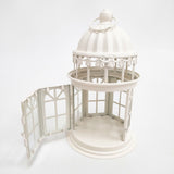 未使用 ランタン キャンドルスタンド アンティーク風 シャビー その他雑貨 オフホワイト レディース【中古】6-0209G◎