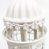 未使用 ランタン キャンドルスタンド アンティーク風 シャビー その他雑貨 オフホワイト レディース【中古】6-0209G◎