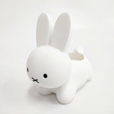 miffy 未使用 フラワーミッフィー こうさぎカバー 鉢カバー インテリアその他 ホワイト レディース ミッフィー【中古】6-0204G◎