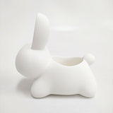 miffy 未使用 フラワーミッフィー こうさぎカバー 鉢カバー インテリアその他 ホワイト レディース ミッフィー【中古】6-0204G◎